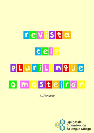 Revista 18 CEIP Mosteirón