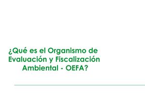 1 Ppt Qué Es El Oefa Final