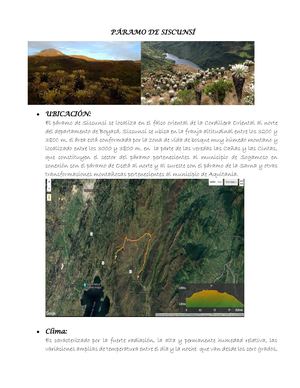 Páramo De Siscunsí