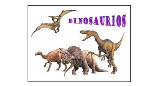 Los Dinosaurios y sus nombres