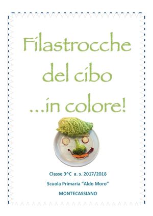 Filastrocca Del Cibo