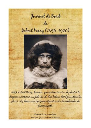 Extrait du journal de Robert Peary
