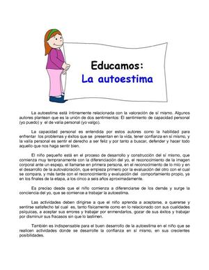 VALORACION DE SI MISMO