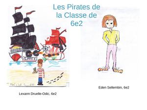Présentation Portraits Pirates 6e