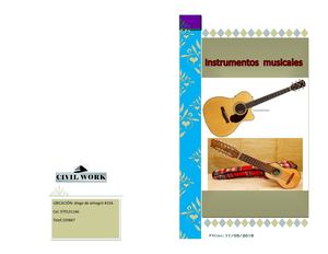 catálogo de instrumentos musicales