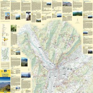 Grenoble Alpes Metropole Balades Et Randonnees Carte 1 30000 Web