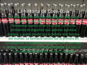La Historia De Coca Cola