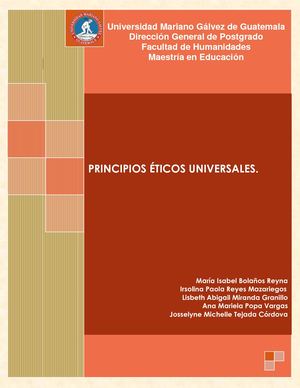 Principios éTicos Universales 2