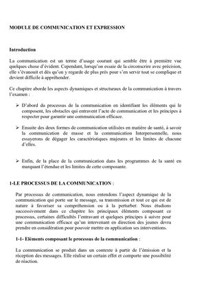 Module De Communication