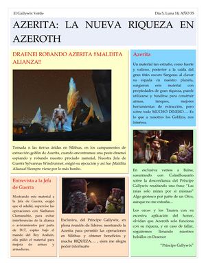 Periodico El Gallywix Verde