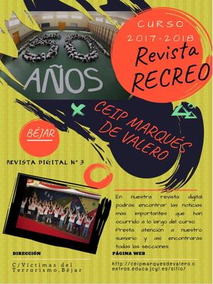 Revista Digital Ceip Marqués De Valero 2017 2018