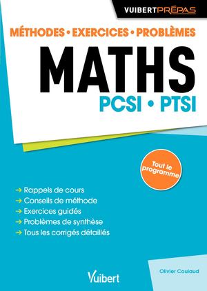 Extrait Mathématiques PCSI - PTSI - Exercices