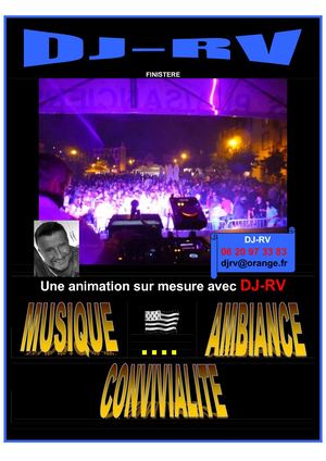 Animation, Animateur, DJ, Disc-Jockey, DJRV, FINISTERE, 29,