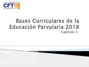 Bases Curriculares De La Educación Parvularia 2018 (1)