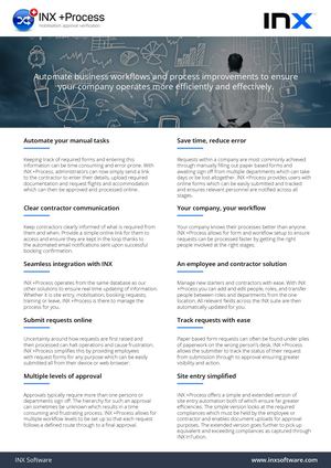 INX +Process Brochure