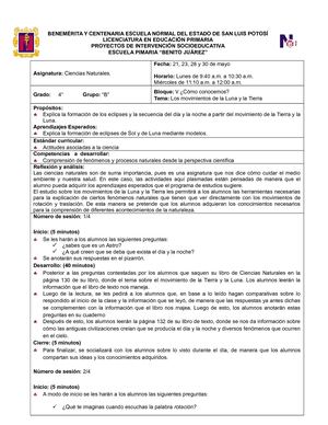 CIENCIAS MOVIMIENTOS DE LA TIERRA