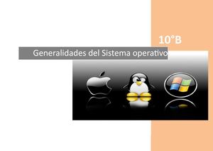 Generalidades del Sistema operativo