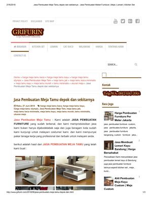Jasa Pembuatan Meja Tamu Depok Dan Sekitarnya Jasa Pembuatan Mebel Furniture Meja Lemari Kitchen Set