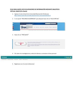 Pasos Para Entrar A Pro Quest