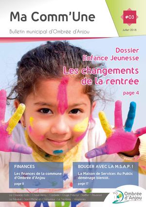 Ombrée d'Anjou Bulletin 07 2018