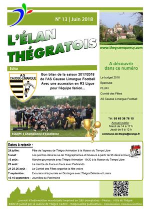 Élan Thégratois N°13 - Juin 2018