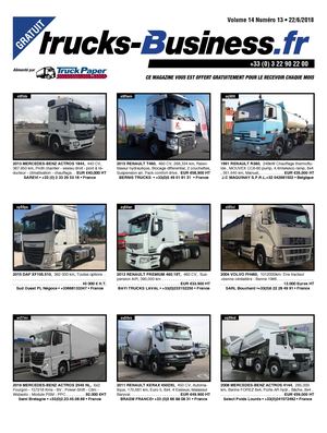 TRUCKS BUSINESS VOLUME 14 NUMÉRO 13 • 22/06/2018
