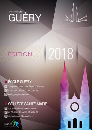 Plaquette Institution Guéry 2018