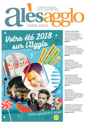 Journal Alès Agglo N°58 - Juillet/Août 2018