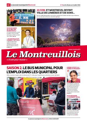 Le Montreuillois du 28 juin au 11 juillet 2018