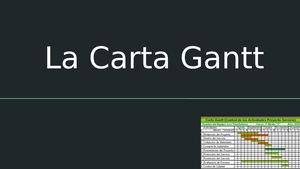 Ppt Carta Gantt Sepúlveda