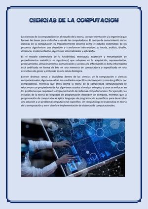 Ciencias De La Computacion