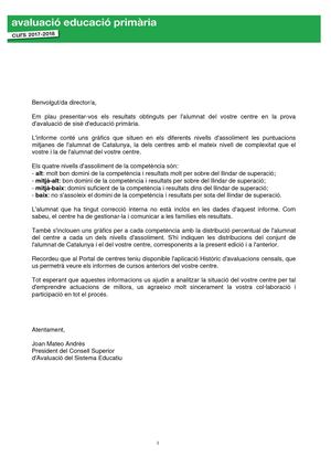 Resultats Competències Bàsiques 2017-2018 - Escola Montserrat (Sant Just Desvern)