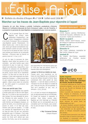 L'Eglise d'Anjou, juillet-août 2018, n°128