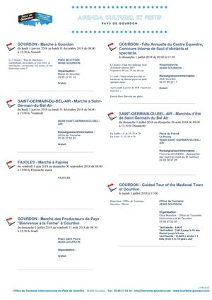 L Agenda Du Pays De Gourdon