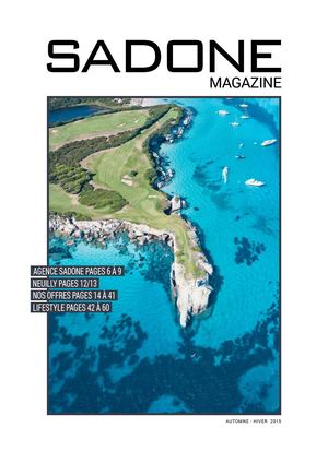 Sadone Magazine / Atomne Hiver 2015-2016