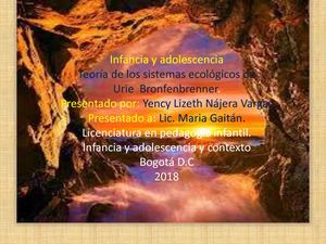 Teoría De Los Sistemas ecológicos Urie Bronfenbrenner