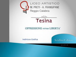 Tesina Serafina Calarco