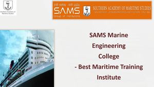 Top Marine College In Tamilnadu , India