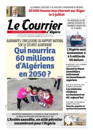 Le Courrier D'Algérie Du Lundi 2 Juillet 2018