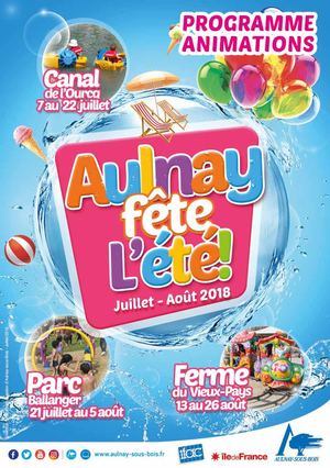 Programme des activités d'Été Juillet/Août 2018