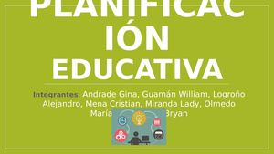 Planificación Educativa Grupo2