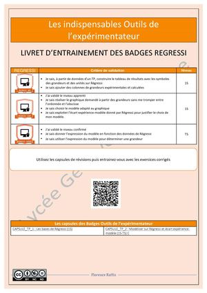 Entrainement Exp Regressi