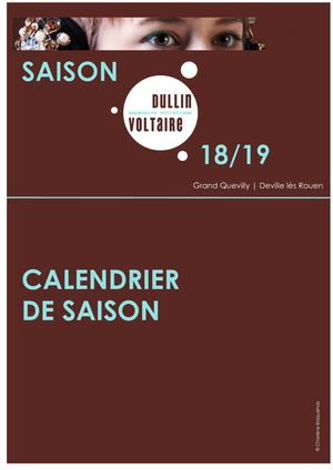 Dullin Voltaire calendrier saison 18/19