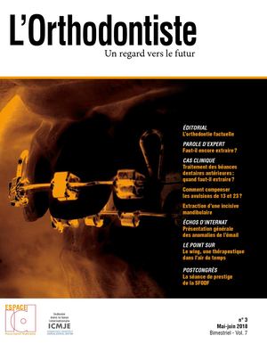 Preview L'Orthodontiste Vol 7 n°3