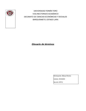 Glosario De Terminos