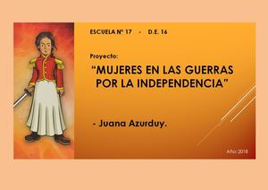 Presentación Juana Azurduy