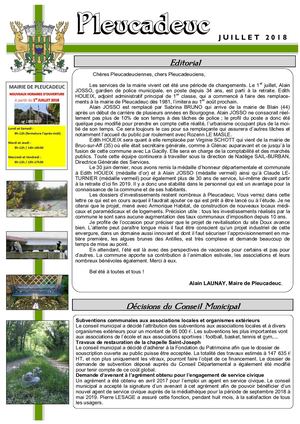 LETTRE INFOS 07/2018