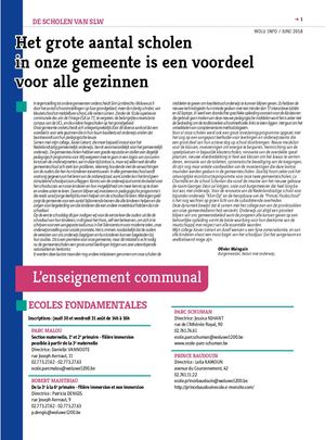 De scholen van Sint-Lambrechts-Woluwe