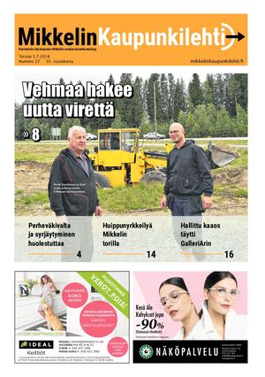 Mikkelin Kaupunkilehti 27/2018