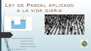 Ley De Pascal